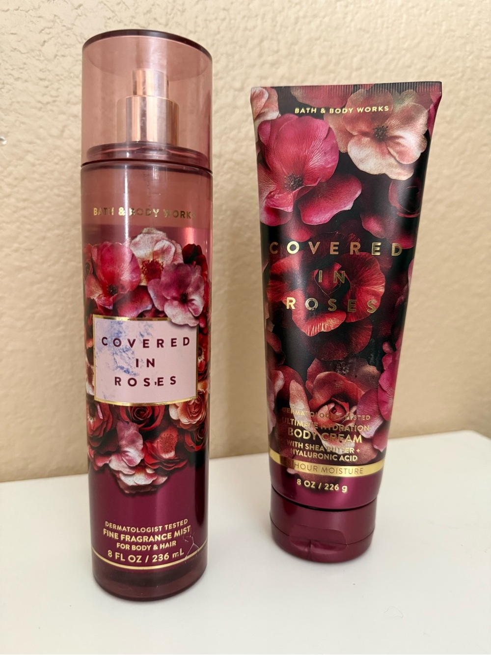 Bath and Body Works Covered in Roses Set